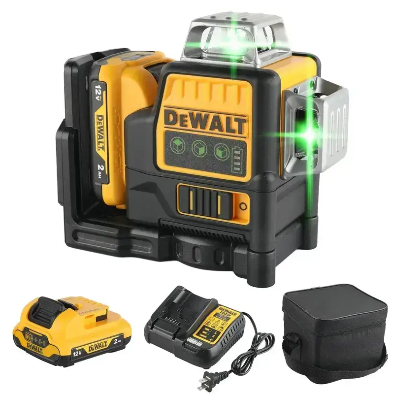 DeWALT DW089LG Green Beam Laser Level 360° 12 Lines Self-Leveling Decoration Work DeWALT DW089LG Green Beam Laser Level 360° 12 Lines Self-Leveling Decoration Work