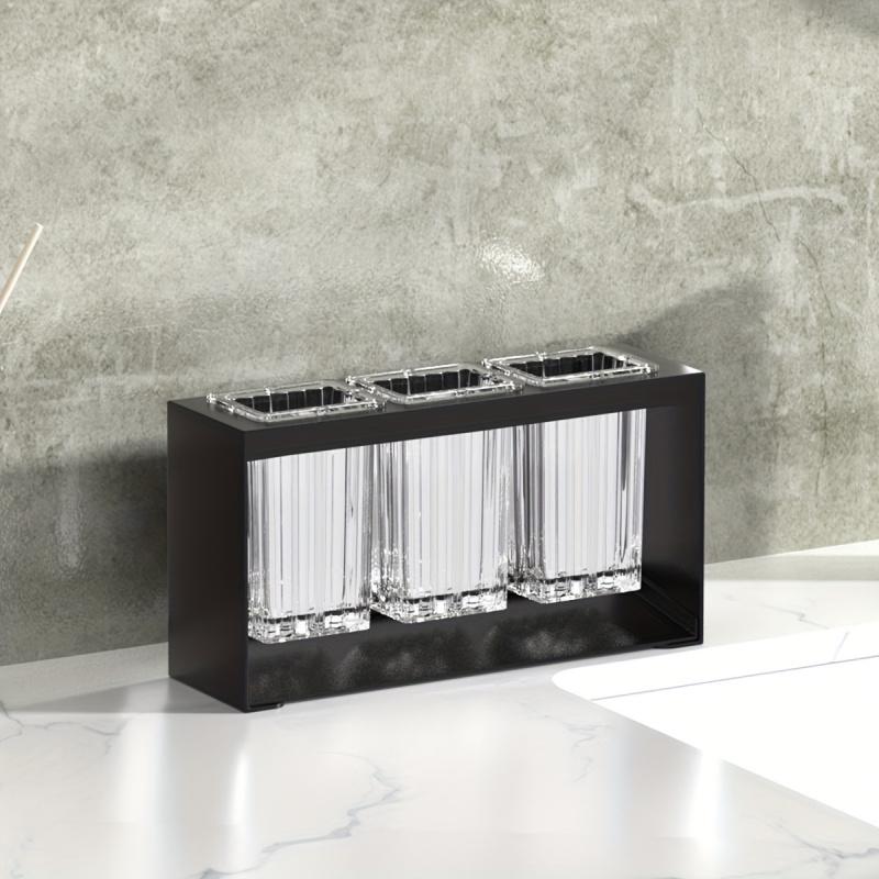 1 bathroom sink drain storage rack, bathroom electric toothbrush holder, multifunctional toothbrush toothpaste storage rack, bathroom accessories