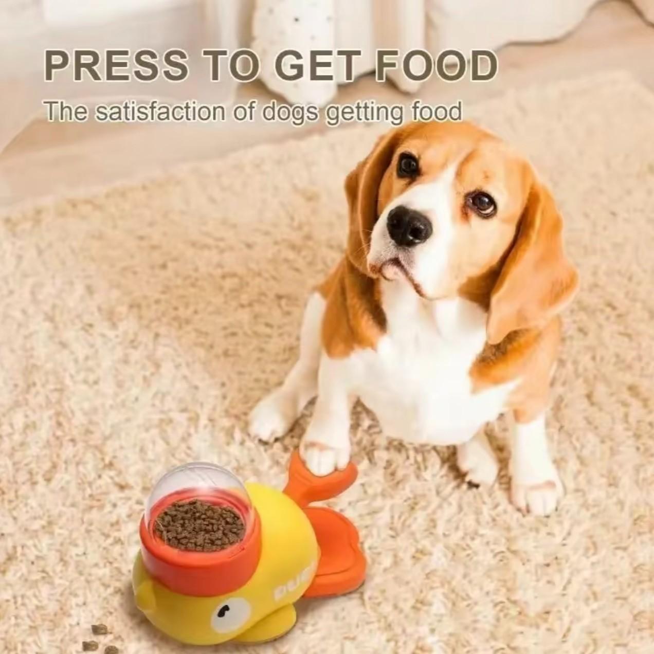 2-in-1 Interactive Cat Puzzle Treat Dispenser Toy Supplies, Duck-Shaped Food Slow Feeder for Cats and Small Dogs, IQ Enrichment, IQ Training and Exercise Dried Treats 8.6 Inches 2-in-1 Interactive Cat Puzzle Treat Dispenser Toy Supplies, Duck-Shaped Food Slow Feeder for Cats and Small Dogs, IQ Enrichment, IQ Training and Exercise Dried Treats 8.6 Inches