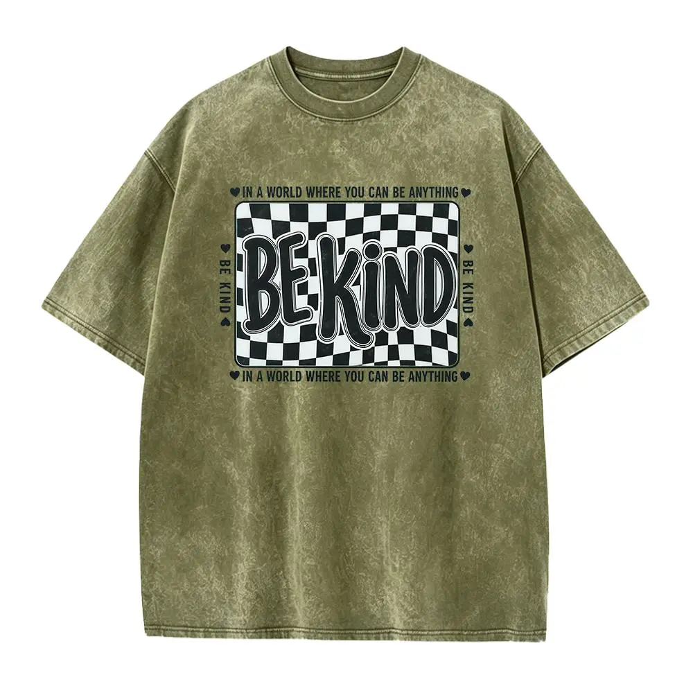 Checkered Be Kind Shirt, Funny Motivational Teacher Tee, Positive Affirmation Shirt, School Counselor Gift, Mental Health Tee