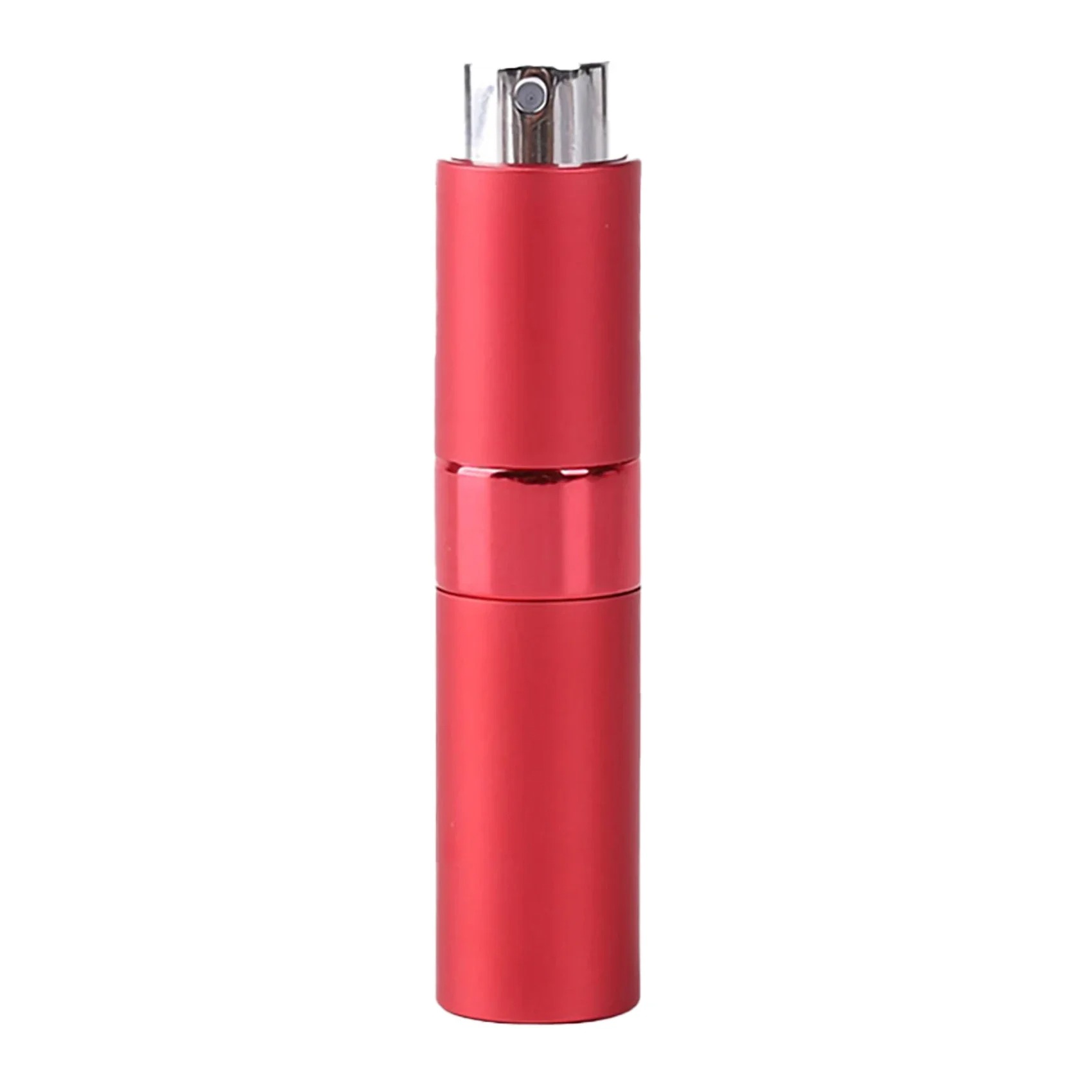 5ML Mini Aluminum Perfume Bottle, Refillable Spray Bottle, Rotating Extendable Nozzle, Empty Cosmetic Dispenser, Ideal for Fragrances