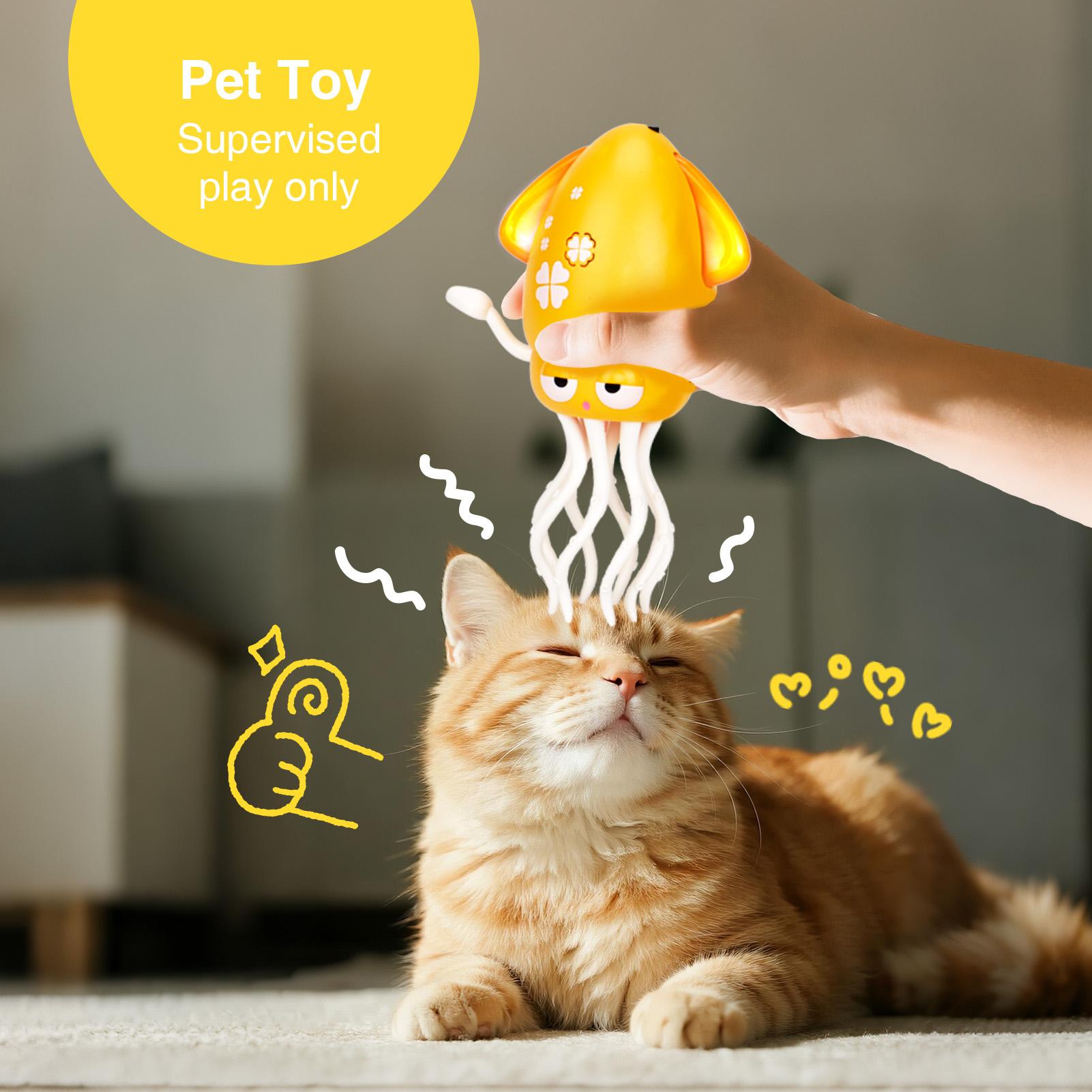 hahaland Dancing Squid Toy Baby Tummy Time Play Crawling Moving Rechargeable Wiggling Musical Funny Baby Girl Boy Birthday Dancing Octopus Baby Toy for 0-3-6-12 Monthes Baby Shower Gifts Toddler Toy Valentine's Day Easter Birthday Gift