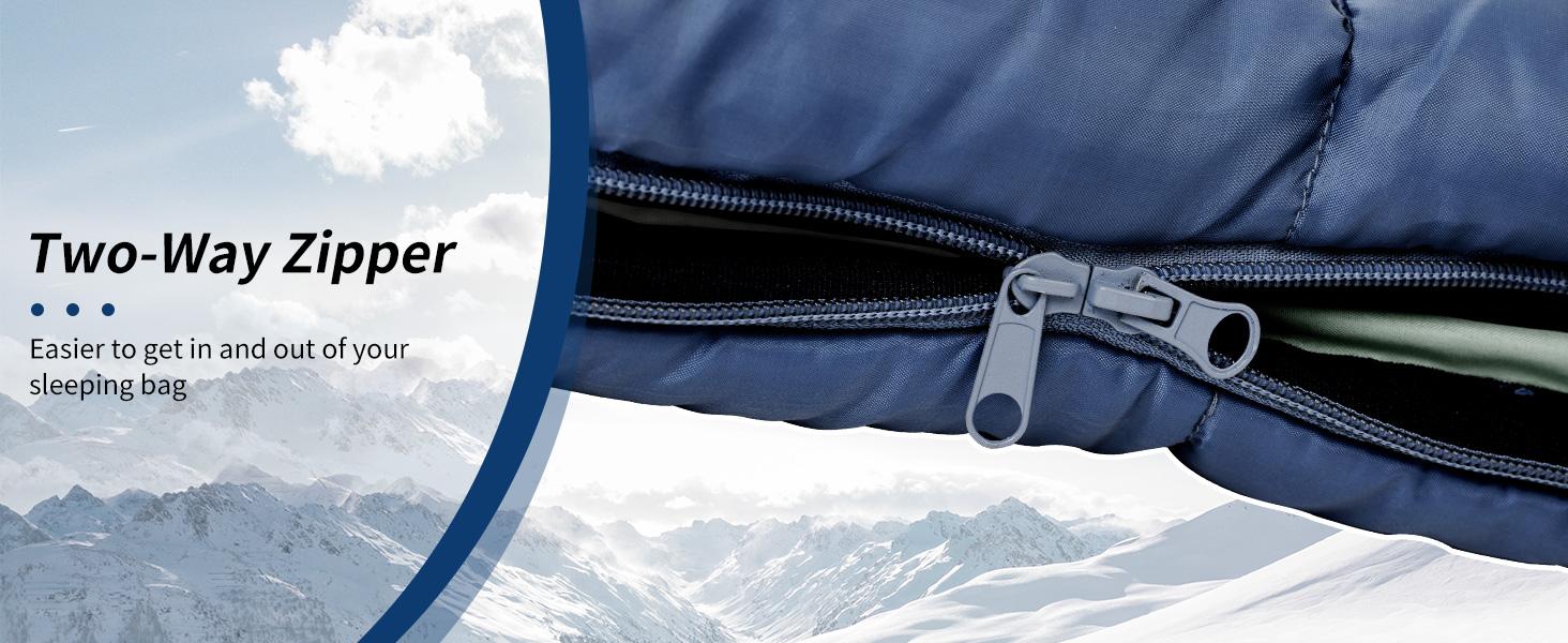 Naturehike Cold Weather Sleeping Bag for Adults, 30-39 ℉ Hollow Cotton Backpacking Sleeping Bag Winter, Mummy Sleeping Bag Warm for Camping, Hiking Essentials