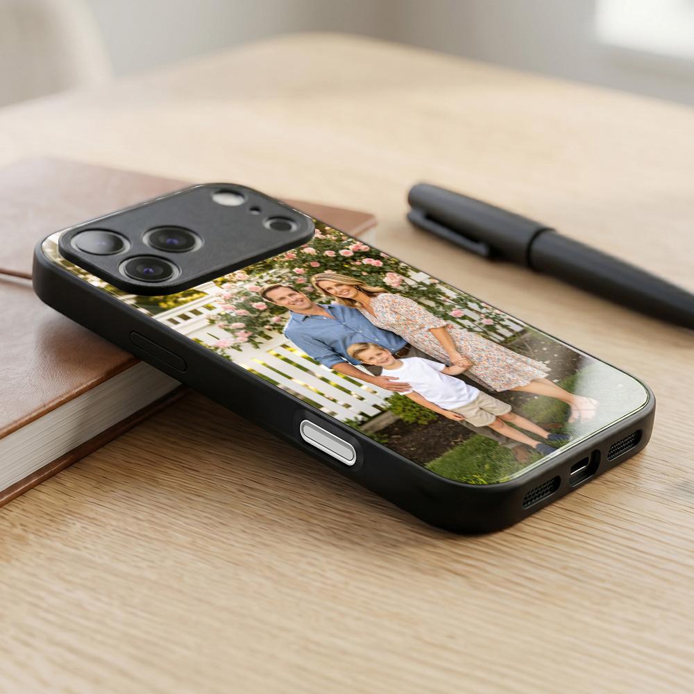 Custom Photo Cellphone Casing - Multi-Model Protector for iPhone 17 Pro Max,16 Pro Max,15 Plus,14,13 Pro,12,11 & Samsung S26,S25,S24,S23,S22,S21,A56,A55,A54,F14 & Other Devices, Glass-Like Touch Customizable Cover Accessory, Accessories