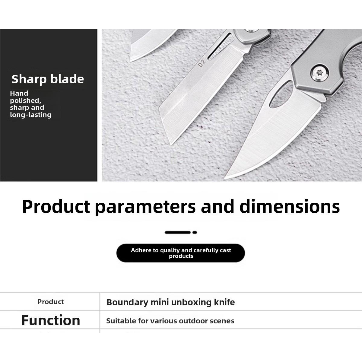 3 camping stainless steel fruit knives high hardness sharp folding knives outdoor multi-function self-defense portable survival knife men's gift