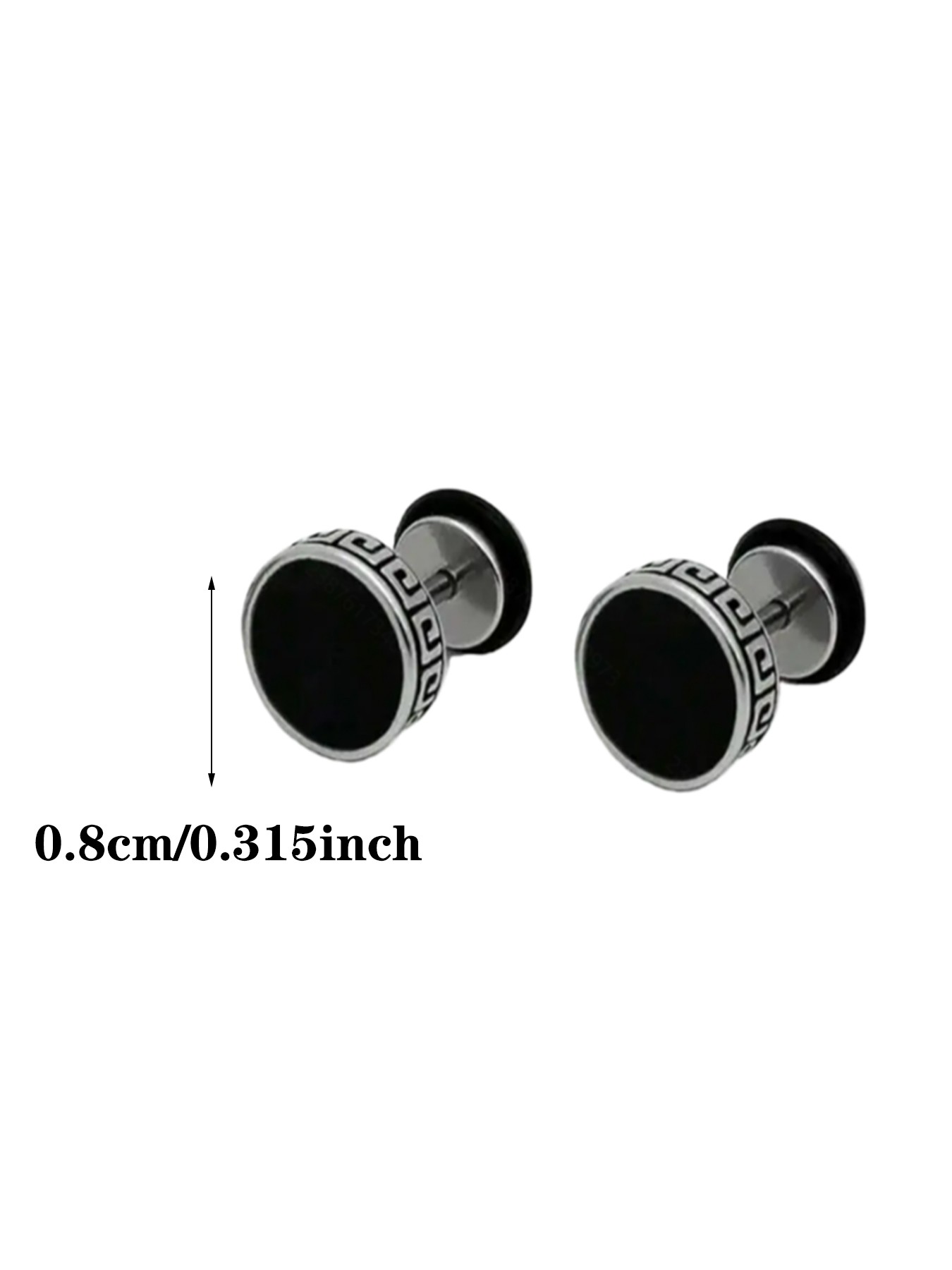 Unisex Stainless Steel Ear Studs, Universal Spiral Design, Suitable for Cartilage & Tragus Piercings, Daily Wear, Party Jewelry