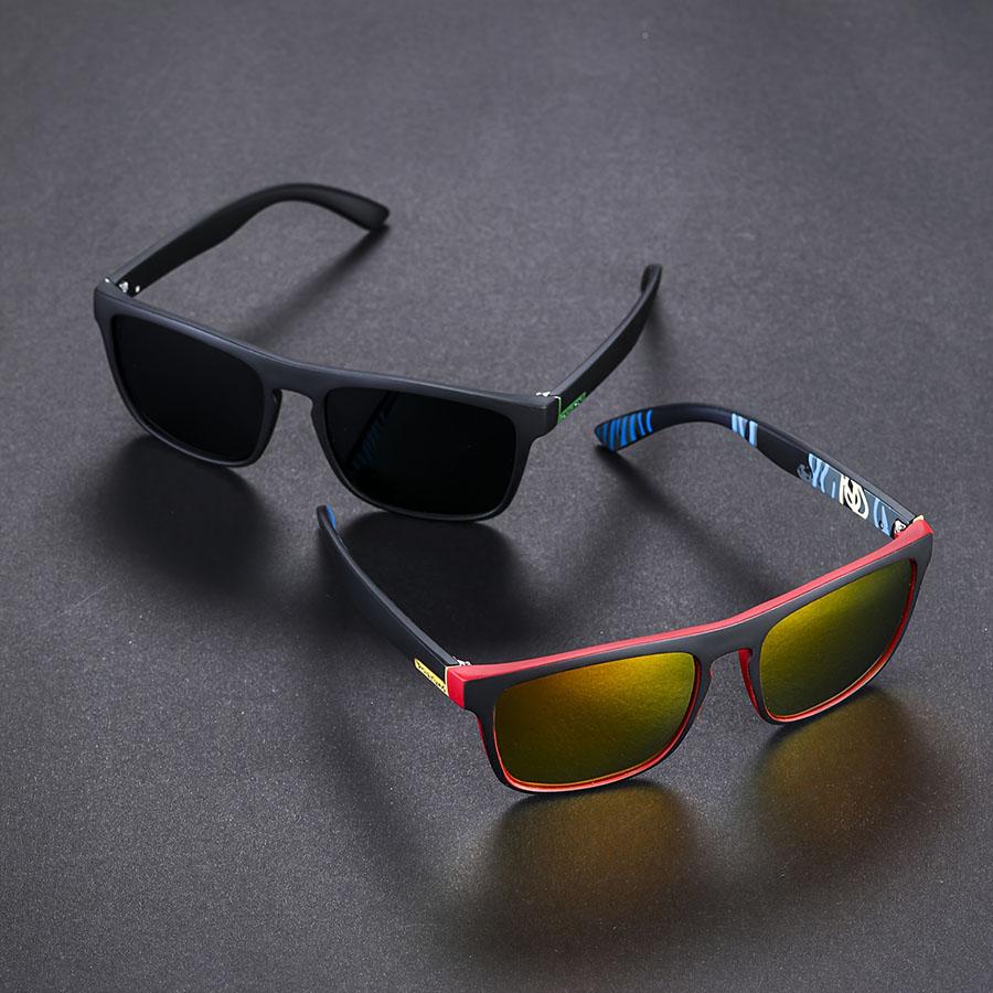 1-4PCS Unisex Classical Square Polarized Sports Sunglasses, Lightweight PC Frame, UV400 Protective Outdoor Eyewear for Driving, Biking, Fishing, Durable, Driving Outdoor Shades, Polycarbonate, Polarized Lens