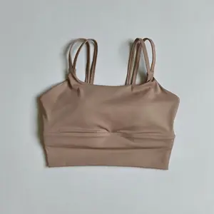 High-intensity Sports Bra Push-up Shock-proof Yoga Sling Breathable Quick-drying Side Breast Reduction Pilates Training Fitness