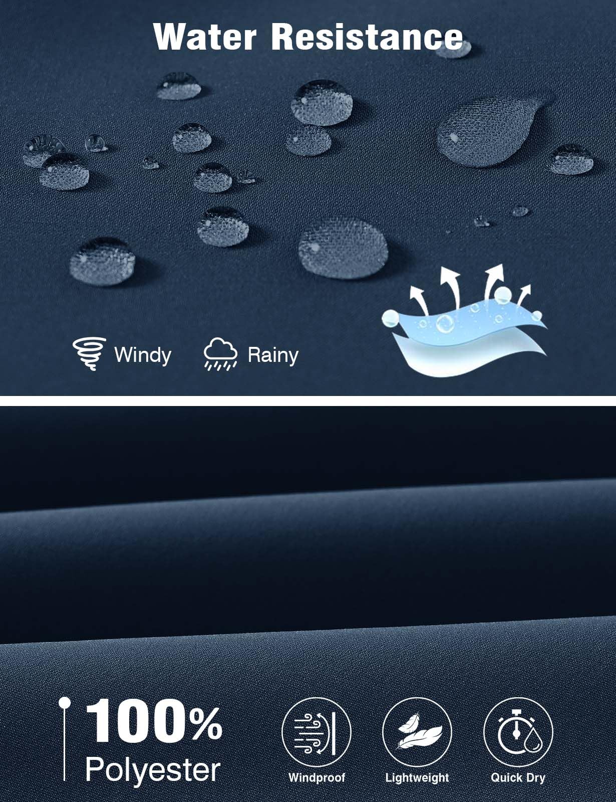 TBMPOY Men's Light Jackets Lightweight Bomber Jackets Collared Work Golf Windbreakers with Zip Pockets