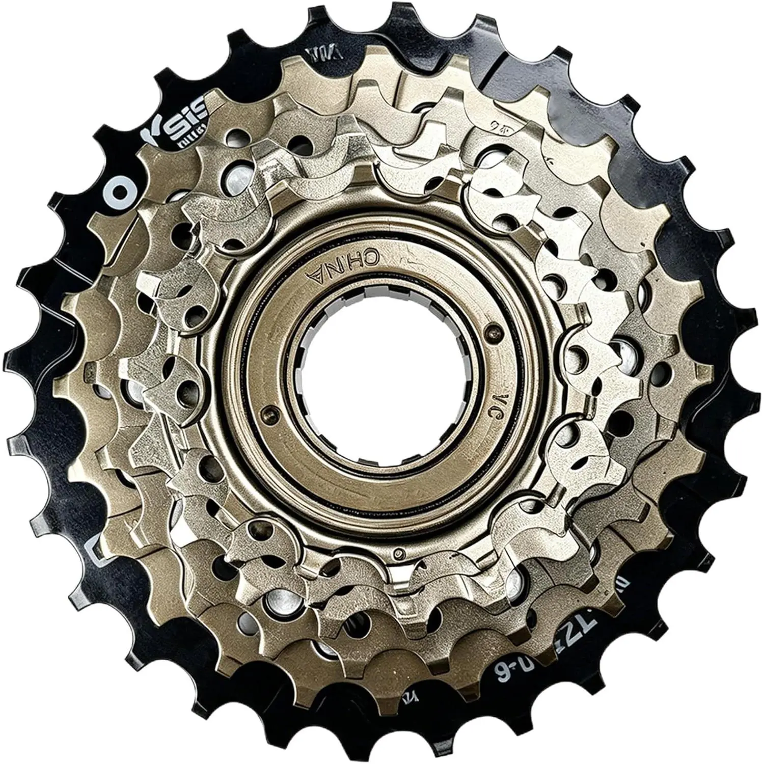 6 Speed Bike Freewheel, MF-TZ500-6 Bicycle Freewheel 14-28T Multiple Freewheel Cycling Replacement Part | Screw-on type for threaded hubs. Smooth shifting for MTB, commuter, folding, and touring bikes. Durable steel construction.