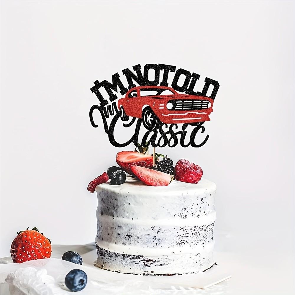 1 car-themed cake decoration topper