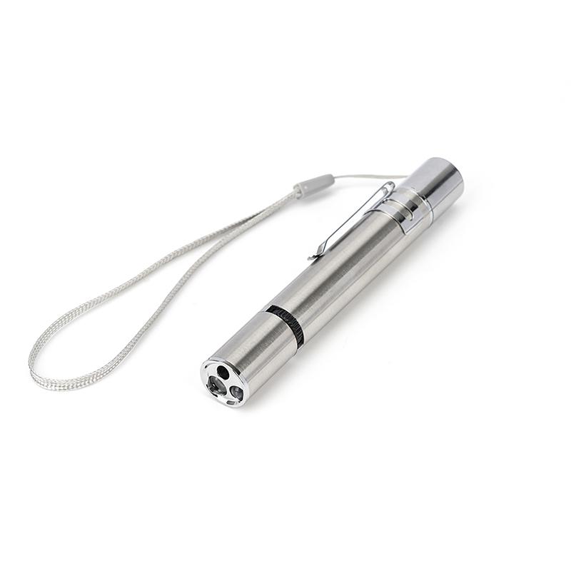 USB Rechargeable Laser Pointer Cat Toy, 5 Modes Red Dot LED Light, Interactive Chaser Tease Stick for Indoor Cats & Dogs, Long Range Lazer Projection for Training & Exercise