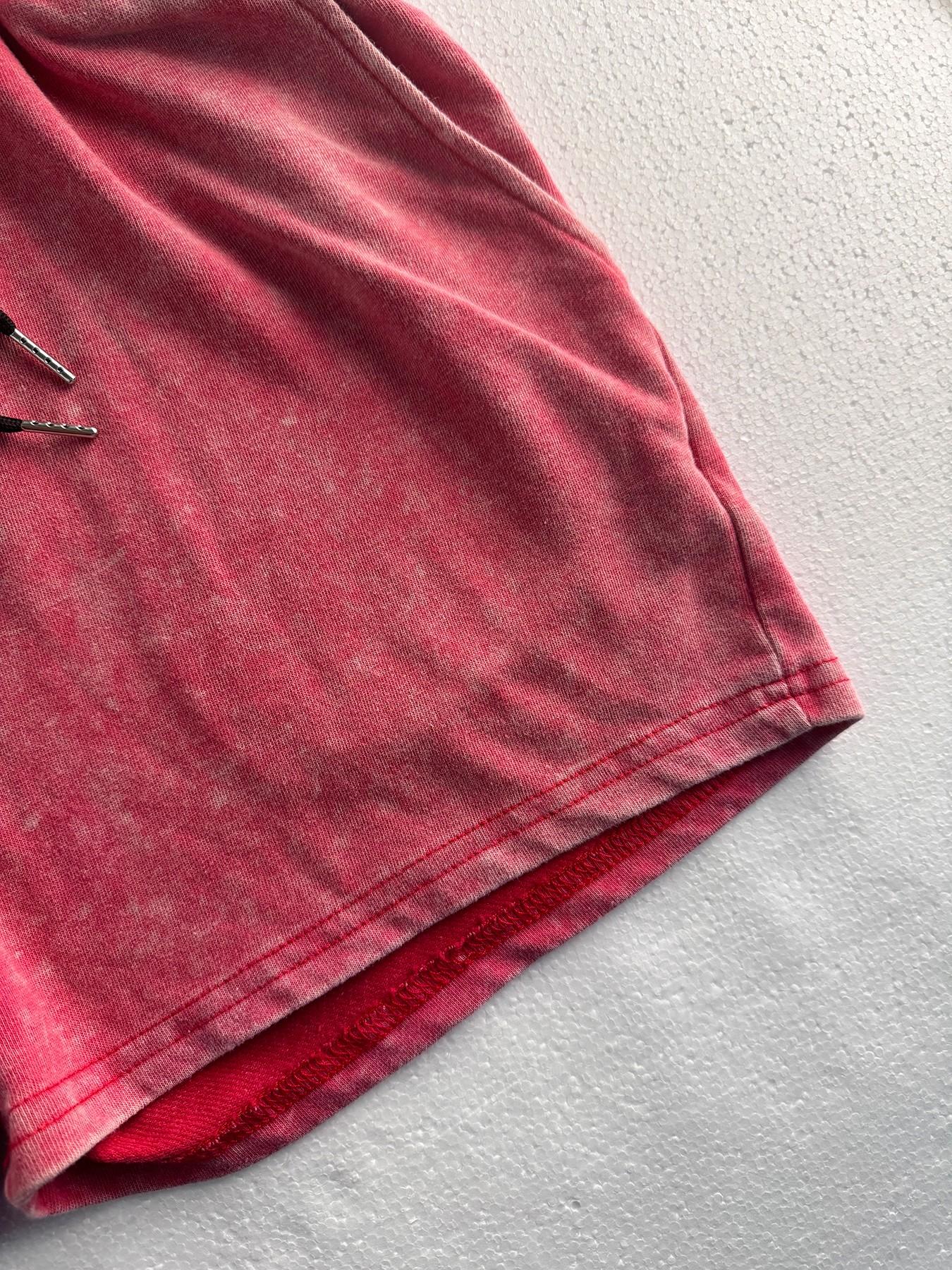 Matching set featuring a washed, distressed texture and a unique "Black girl" portrait print; durable and built for frequent daily wear. Loose, casual fit—perfect for effortless styling, whether lounging at home or heading out. Round neck Women