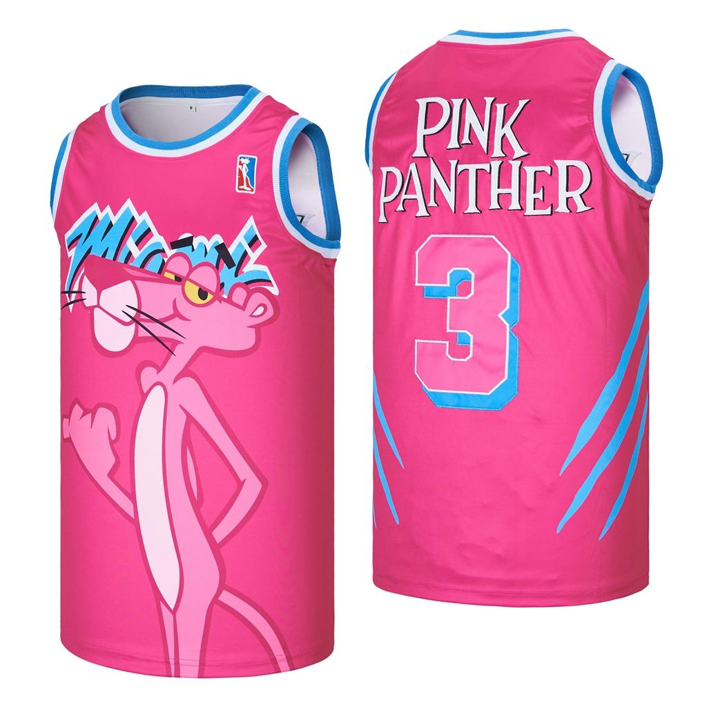 Men's #3 Panther Basketball Jersey,90s Hip Hop Clothing Fashion Fan Jersys for Party,Stitched S-2XL,Gift for Game Day, Greenish