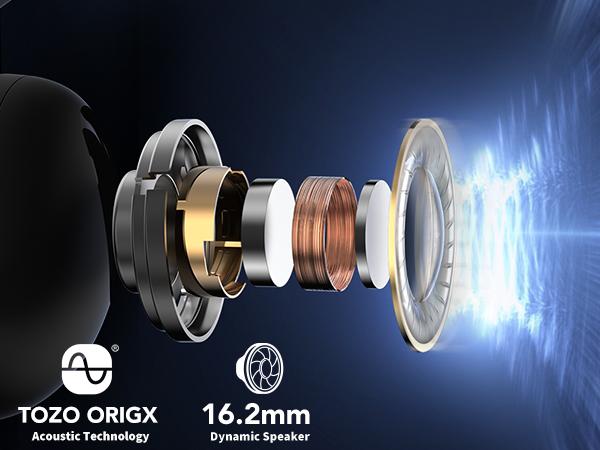 TOZO-OpenReal Open Ear Headphones Bluetooth 5.3 Air Conduction Wireless Headphones Sport Earbuds with Premium Sound Audio Connection wireless earphone open-ear headphone FathersDayGift Headset Electronic