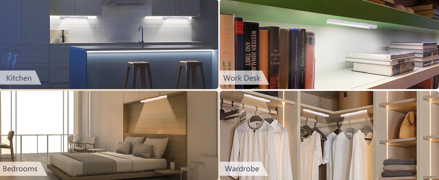 【TikTok Top Seller】LED Motion Sensor Cabinet Light for Fall, Under Cabinet Closet Light, Waterproof LED Strip Light for Kitchen, Bathroom, Closet, Hallway, Stairway & Garage, Wall Mounted LED Lights for Home, LED Lights Bedroom, Summer Essentials 【TikTok Top Seller】LED Motion Sensor Cabinet Light for Fall, Under Cabinet Closet Light, Waterproof LED Strip Light for Kitchen, Bathroom, Closet, Hallway, Stairway & Garage, Wall Mounted LED Lights for Home, LED Lights Bedroom, Summer Essentials