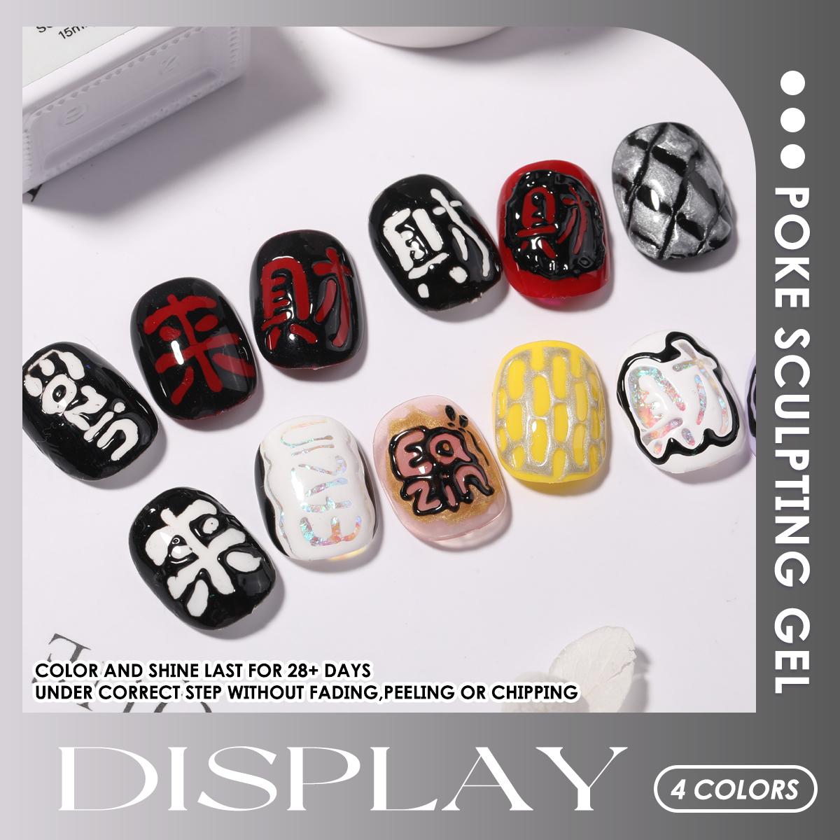 New Nail Art Stamp Set, High Saturation Stamper Gel with Base Coat & Dual-Head Tool, Creative DIY Design Kit, Perfect Salon Gift