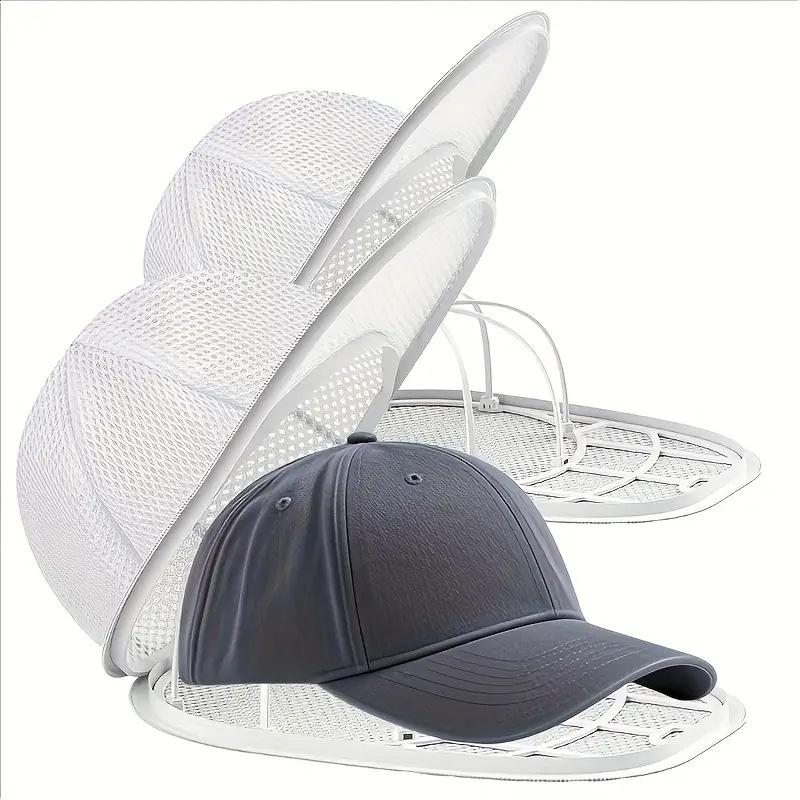 Hat Washer Cage for Laundry Washing Machine, Cap Cleaner Holder for Cleaning & Protection, Universal Hat Cleaner for Adult Baseball Caps, Wash Bags
