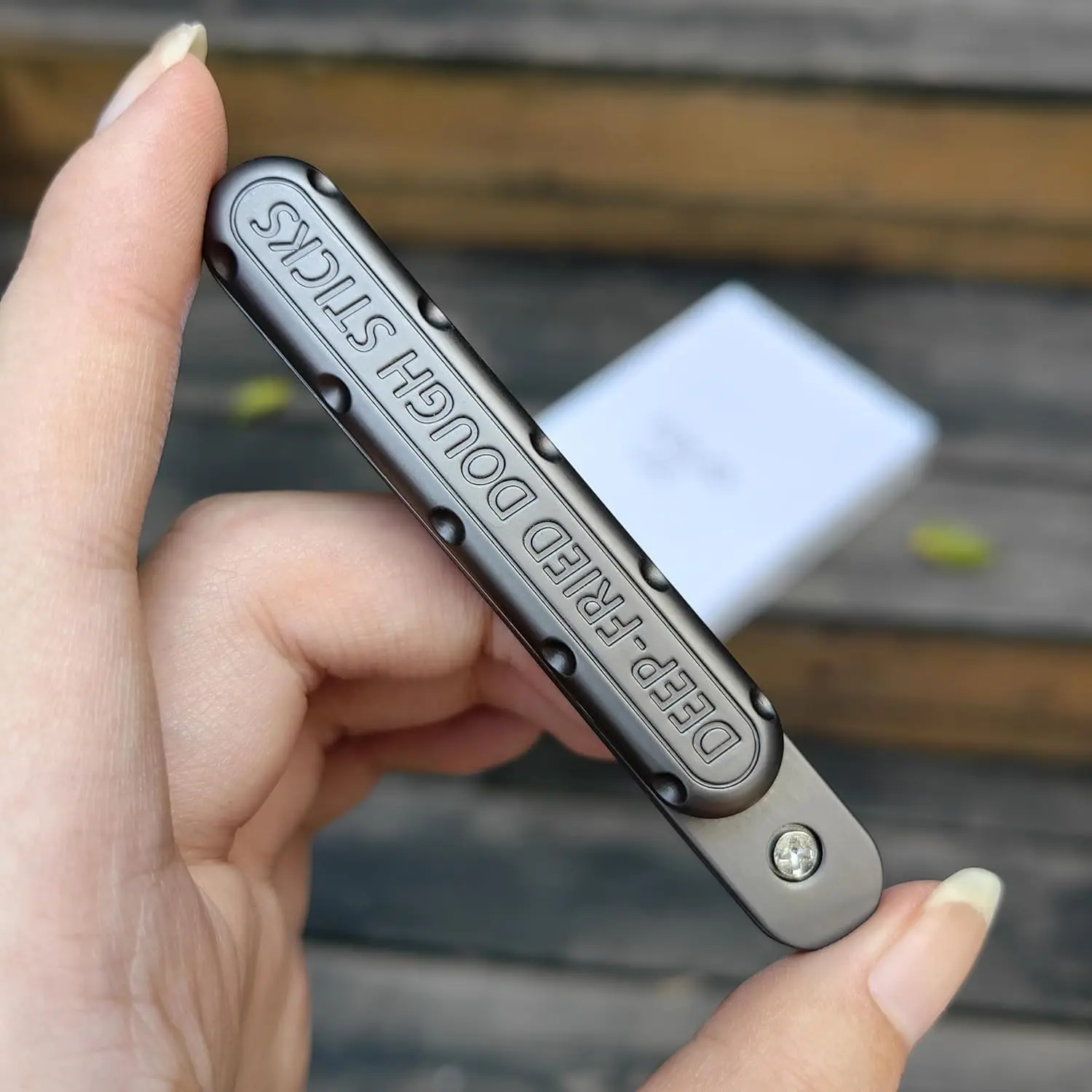 EDC Fidget Slider Metal Rotation Push Pull Fidget Toy for Adults - Stress Relief ADHD Anxiety Relief Tactile Coin Fritter Recreational Portable Pocket Toy