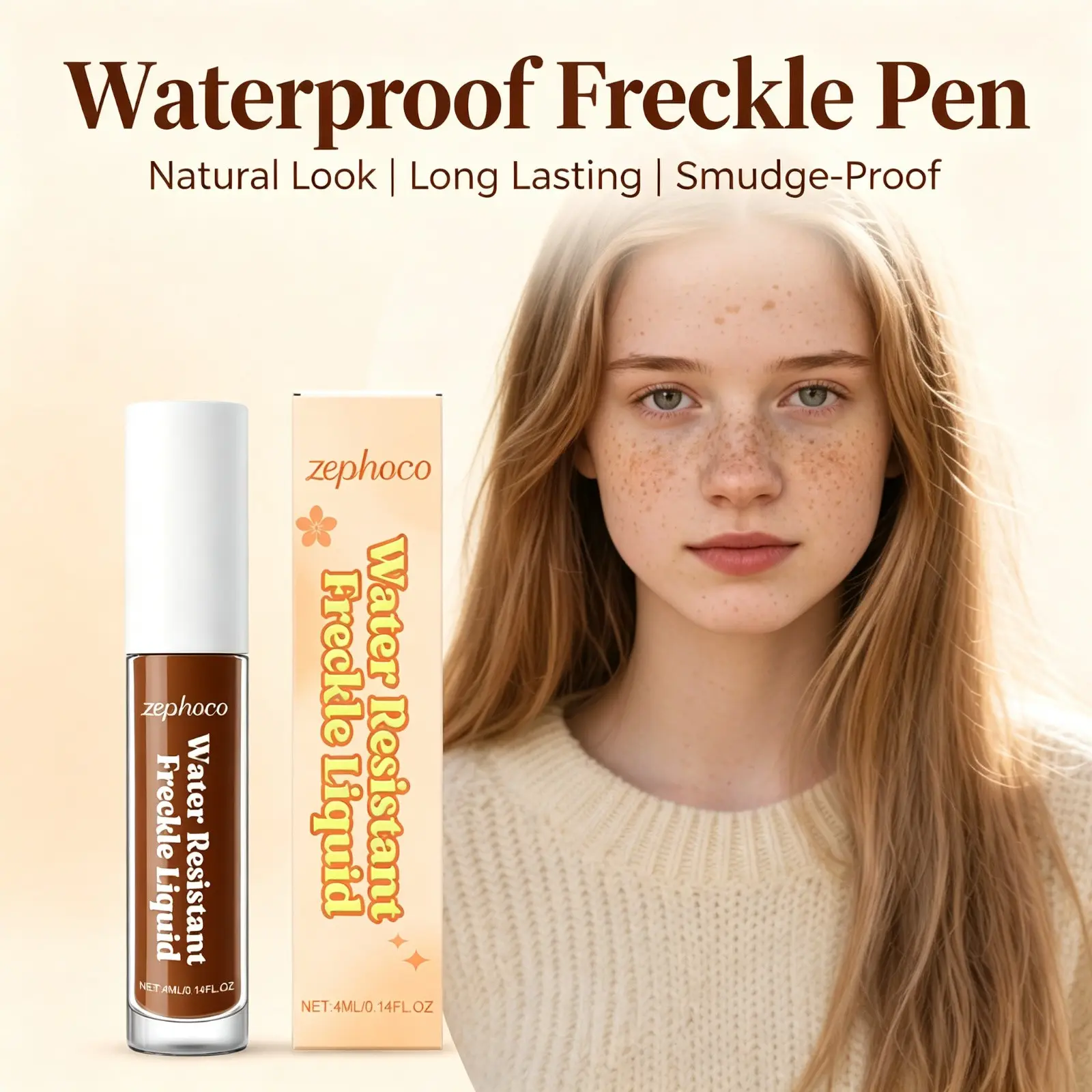 Waterproof Freckle Pen with Quick-Dry Formula, Fine Precision Tip, Long-Lasting Smudge-Proof Makeup, Easy to Remove, Beginner Friendly, Freckle Art
