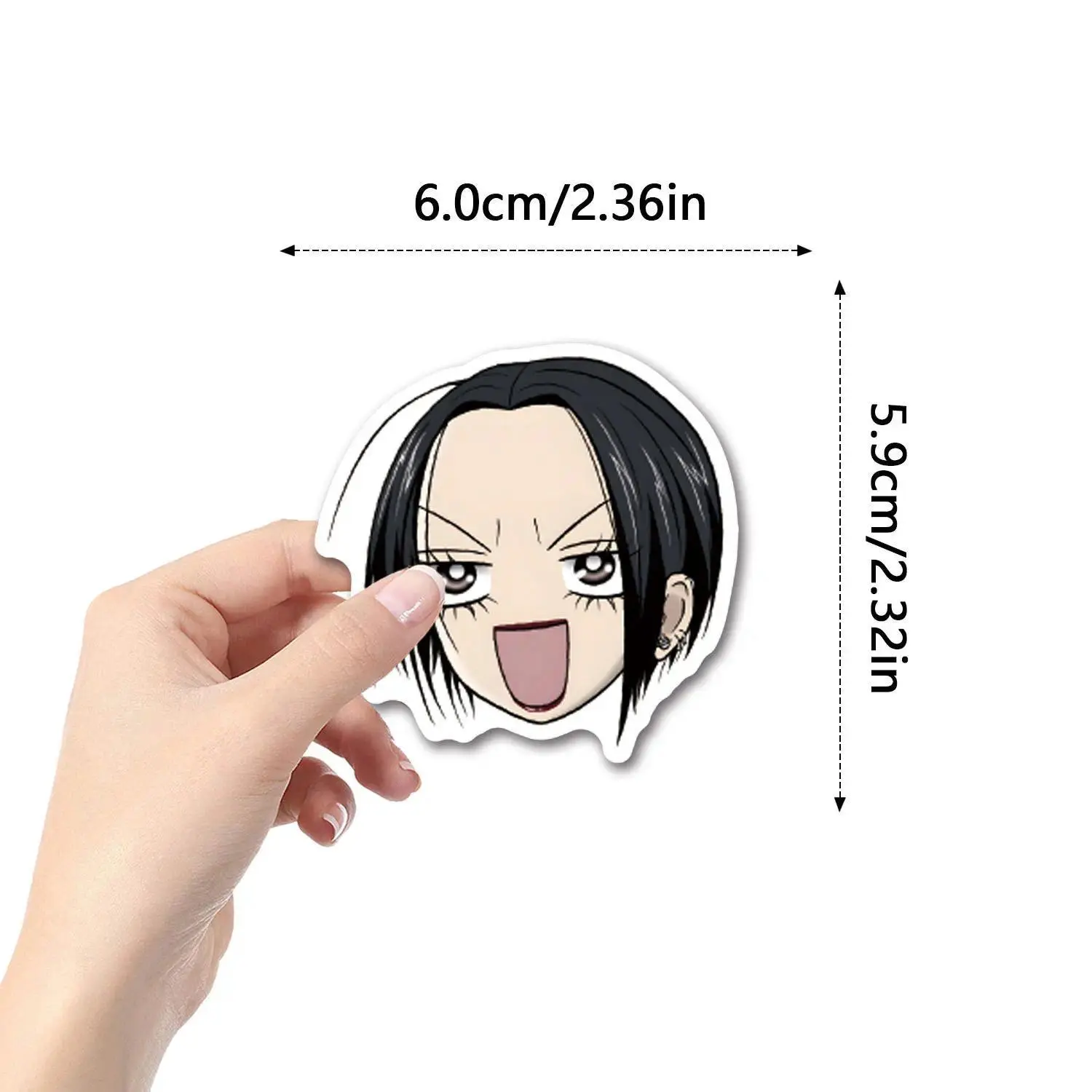 55Pcs Anime Nana Stickers DIY Stickers Scrapbooking Phone Luggage Skateboard Waterproof Decals