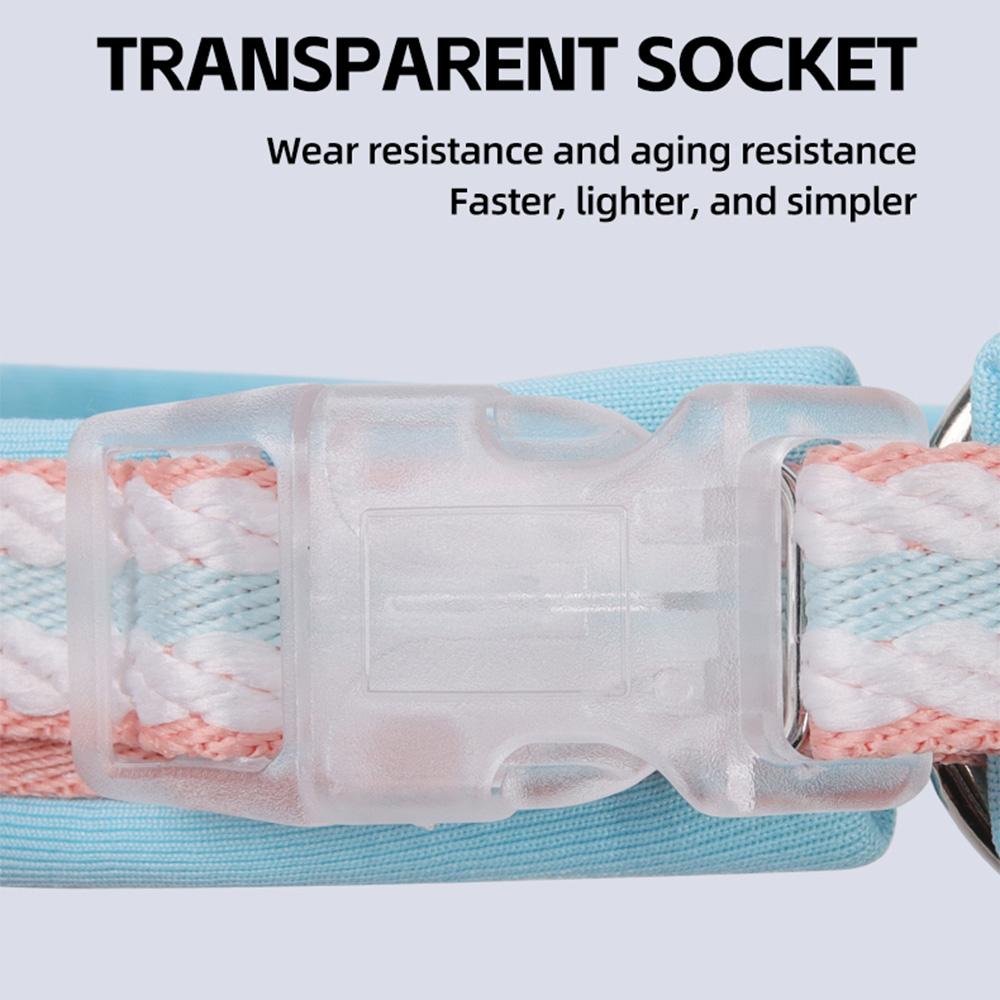 Spring Summer Dopamine Dog Collar for Small Medium Dogs, Teddy Corgi Schnauzer Neck Circle, Comfortable Pet Accessory