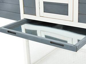 YODOLLA 123” Large Wooden Chicken Coop, Outdoor Hens House with Ramps and Nesting Boxes