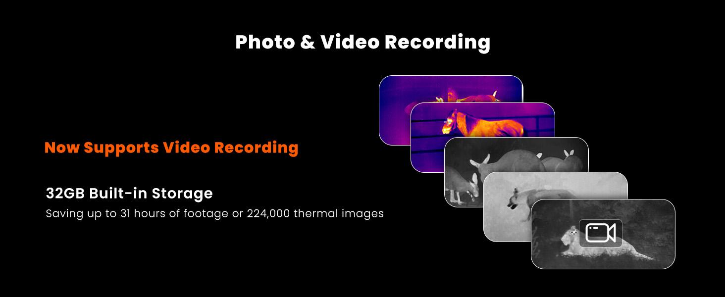 MiLESEEY TNV10 PRO Thermal Monocular 320x240 13mm 1000 Yards 50 Hz Aircraft Mg-Al Alloy Night Vision Handheld Imaging 4X Zoom Video Recording UHD Mode Outdoor Wildlife Hunting Gift,Christmas gift for man