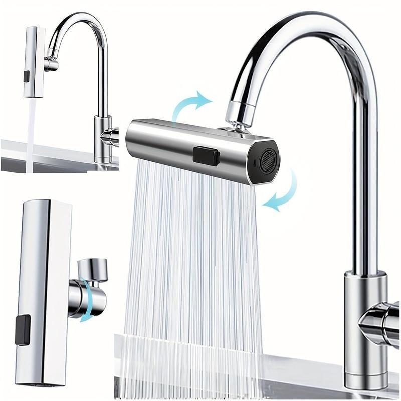 Multi-Functional Three-In-One Kitchen Faucet, Touch Rotating Nozzle, Sink Extender, Fruit Vegetable Cleaner, Kitchen Accessories, Faucet for Kitchen Sink, Rotatable Rotary Faucet