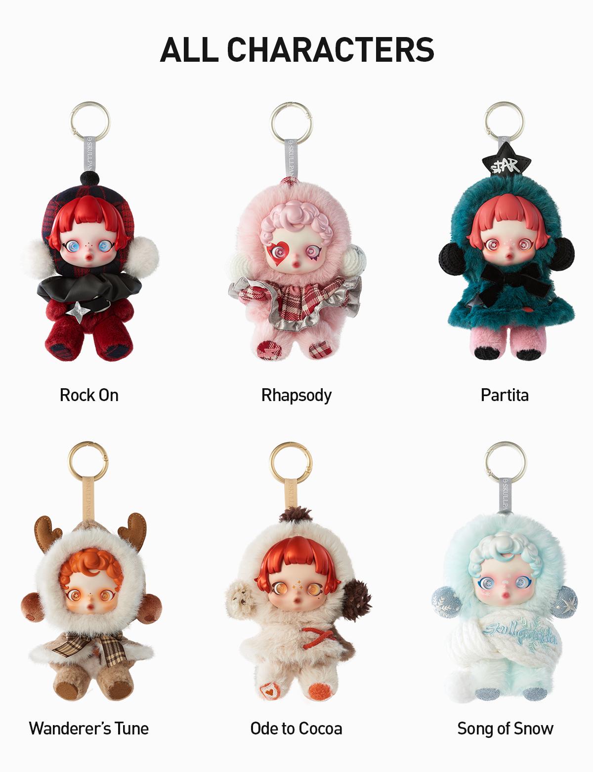 POP MART SKULLPANDA Winter Symphony Series Plush, Blind Box, Mystery Box