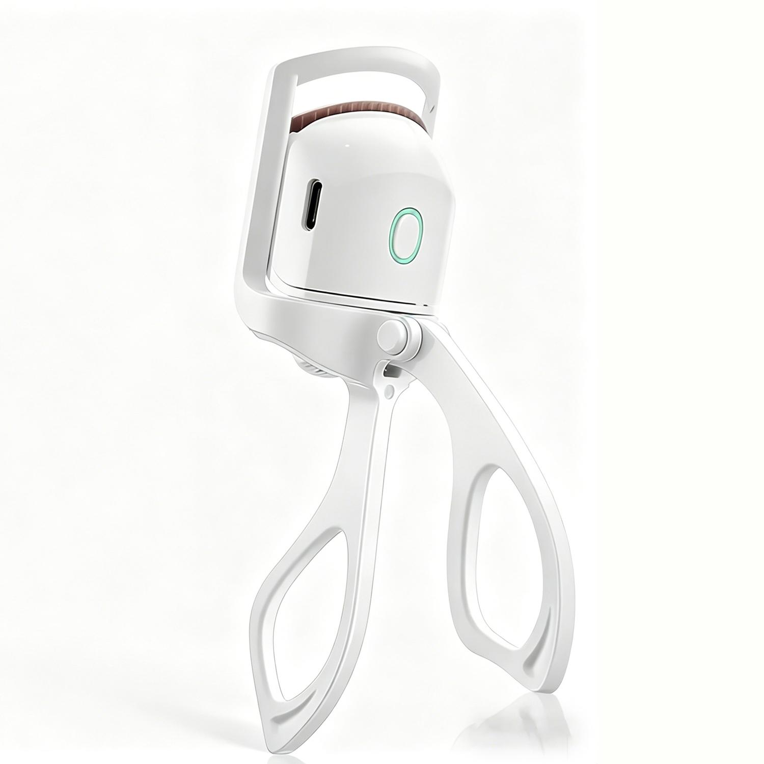 Heating Lash Curler, 30s Quick Heat, Rechargeable Electric Lash Curler, Temperature Control, Safe Burn Prevention, Fast Natural Curling