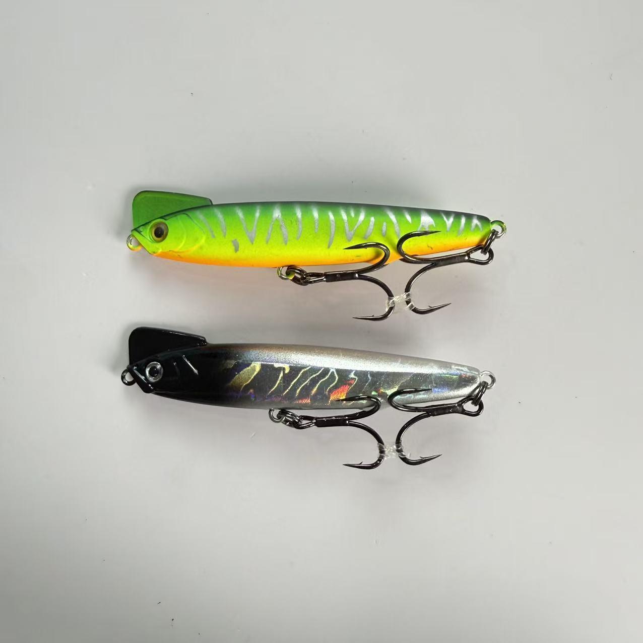 Large brand remastered version, popular, 2pcs, large swing long throw submerged pencil fishing for sea bass, trembling sinking lure, fake bait, chicken crown bait, suitable for freshwater and seawater fishing accessories, fishing equipment and supplies