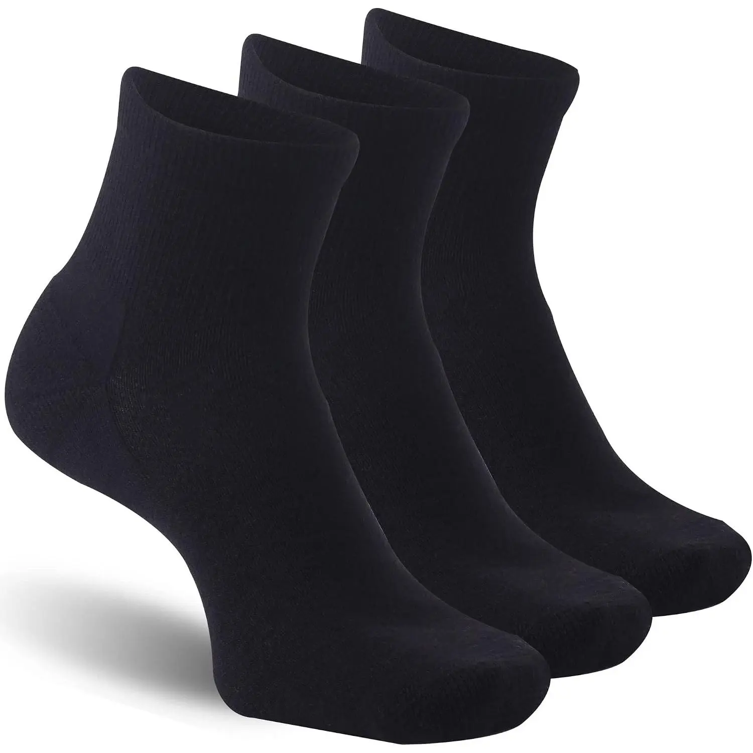3 Pairs 90% Merino Wool Ankle Socks, Thin All-Season Casual Soft Breathable for Men Women
