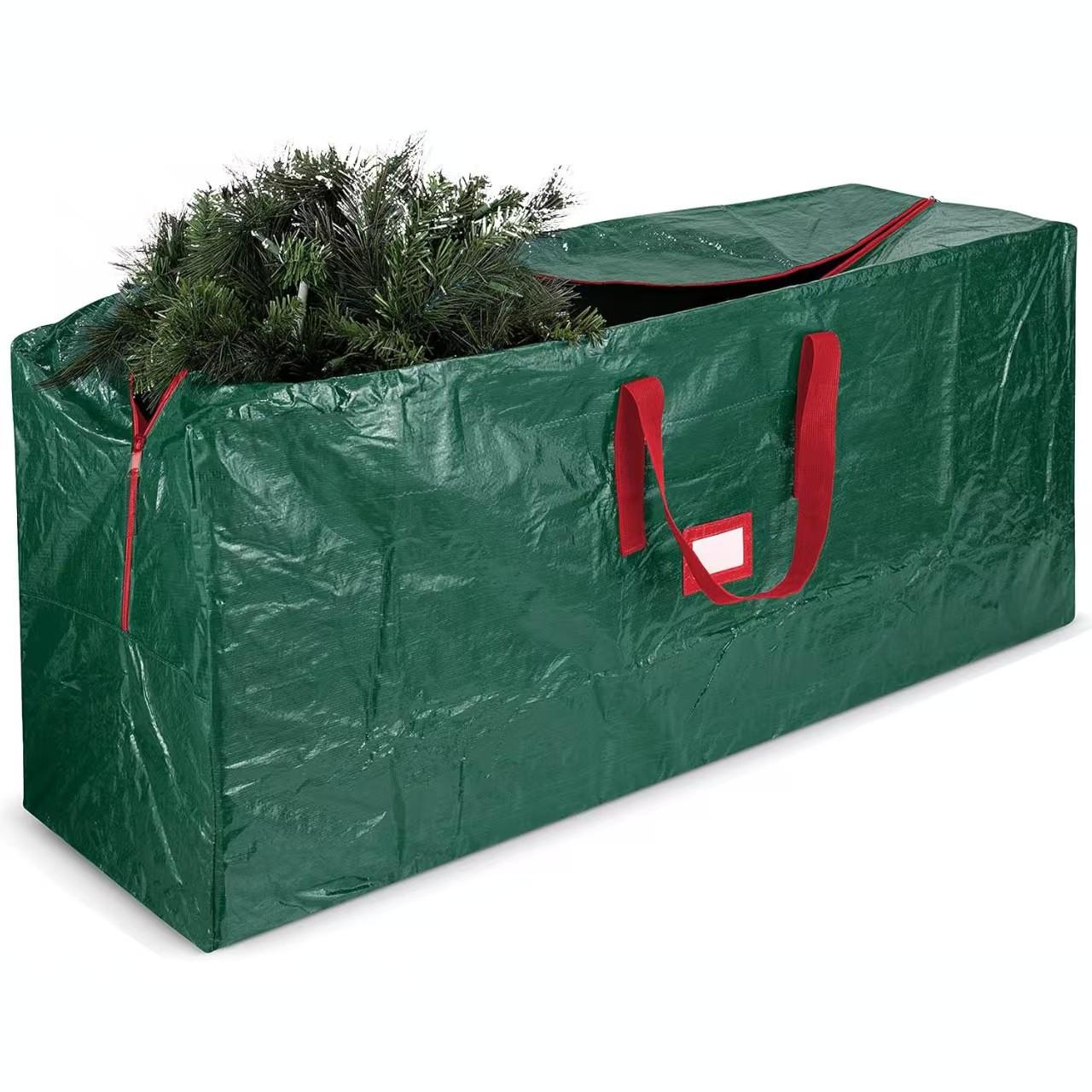 Large Tree-Shaped Storage Bag, Foldable Rolling Design with Handle and Zipper, Durable Gardening Supplies Organizer Box, Space Saving Bags