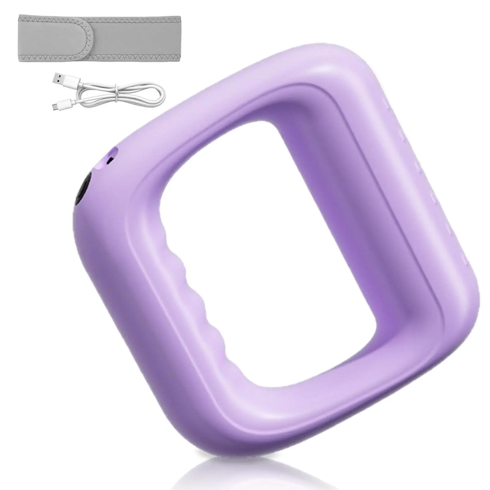 Electric Full-Body Vibration Massager, Hands-Free Cordless with Adjustable Strap & Handle, 5 Vibration Modes, Belt Mounting Design, Includes Sash & USB Cable, Ideal for Daily Use, Gym, Belly & Back Relief, Great Gift