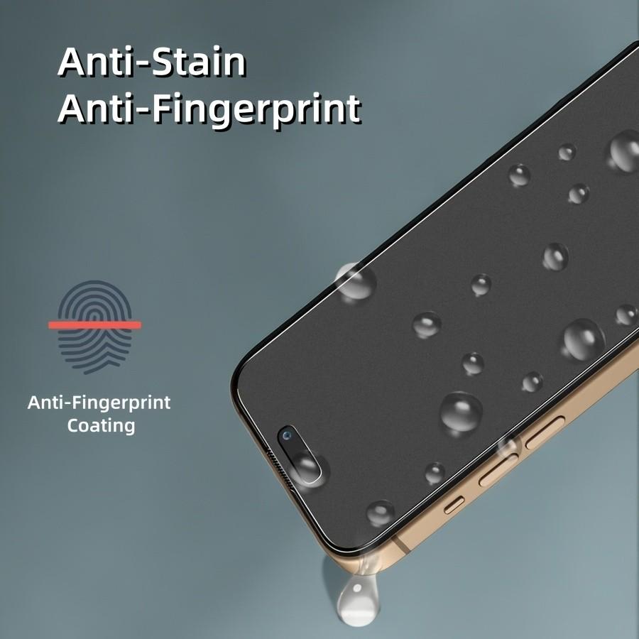 2-Pack Matte Privacy Screen Protectors for iPhone 17 Pro Max/16/15 /14/13/12/11/ Plus/16E/Xs Max/Fingerprint Resistant, No Bubbles, Easy Application, Frosted Anti Spy Soft Film, Privacy Shield Matte End Protecto