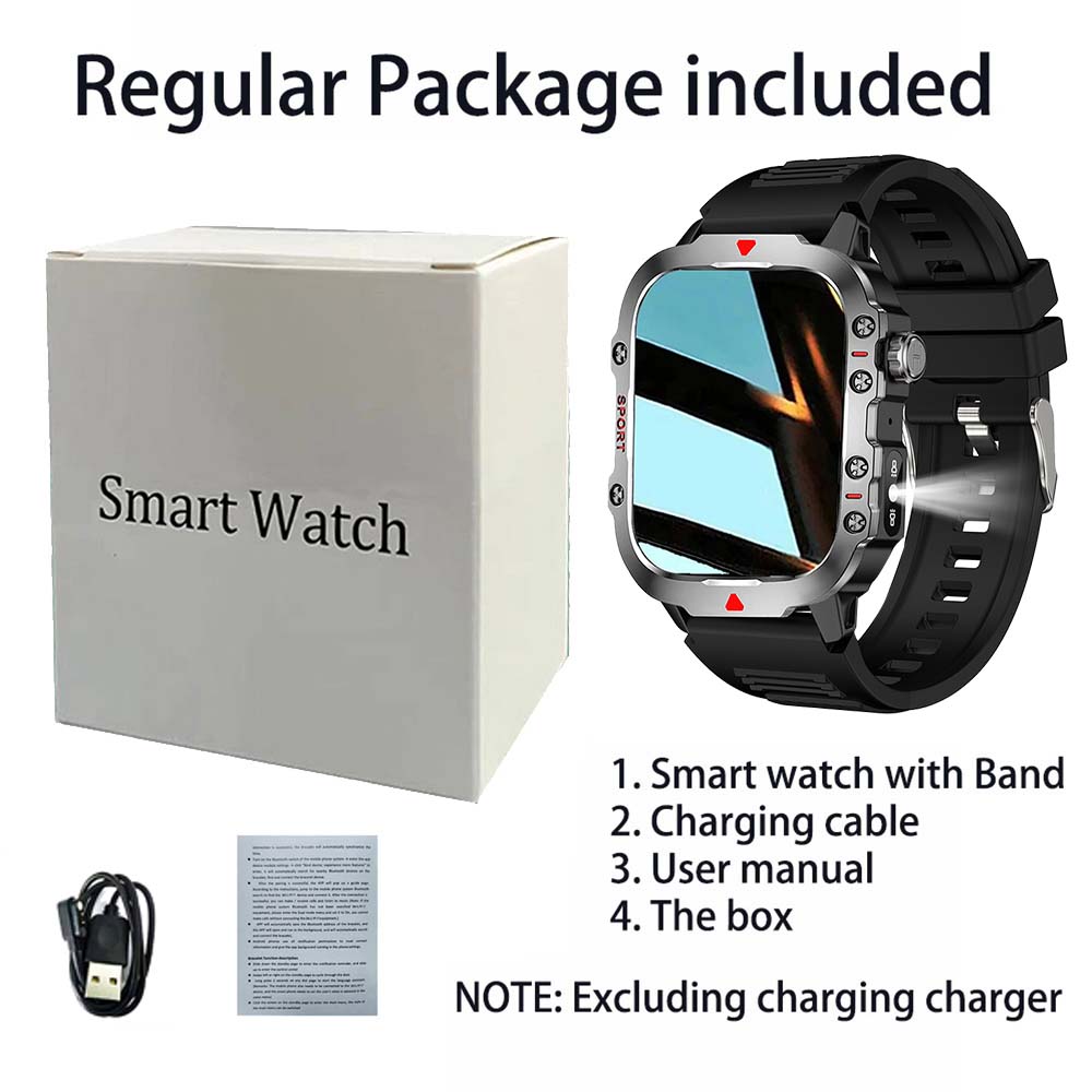 2026 New Business Multifunctional Smart Watch With LED Light Wireless calling /Dial Multi-Sport Modes Call & Message Alerts Custom Wallpaper Compatible With iOS/android