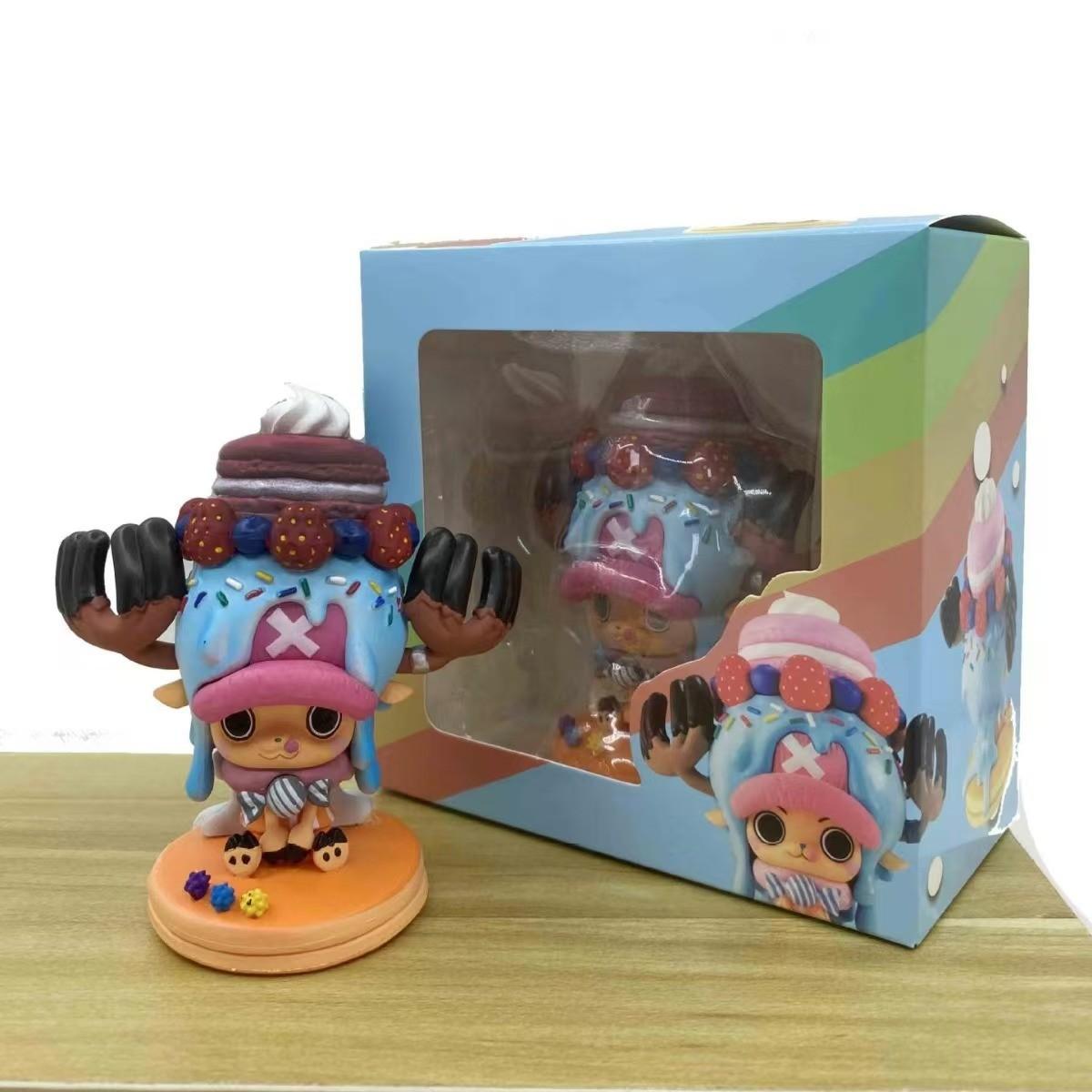 One Piece Chopper Cake Pop Figure, Anime Collectible Model Car Ornament, Birthday Gift Idea, Perfect for One Piece Fans