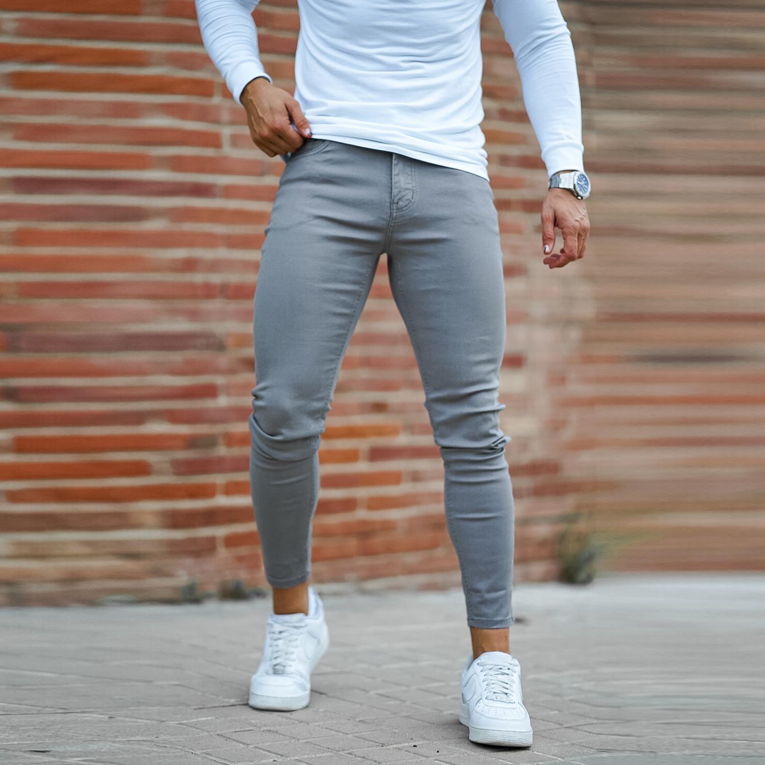 GINGTTO Mens Jeans Skinny Stretch Fashion High Rise Colored Jeans