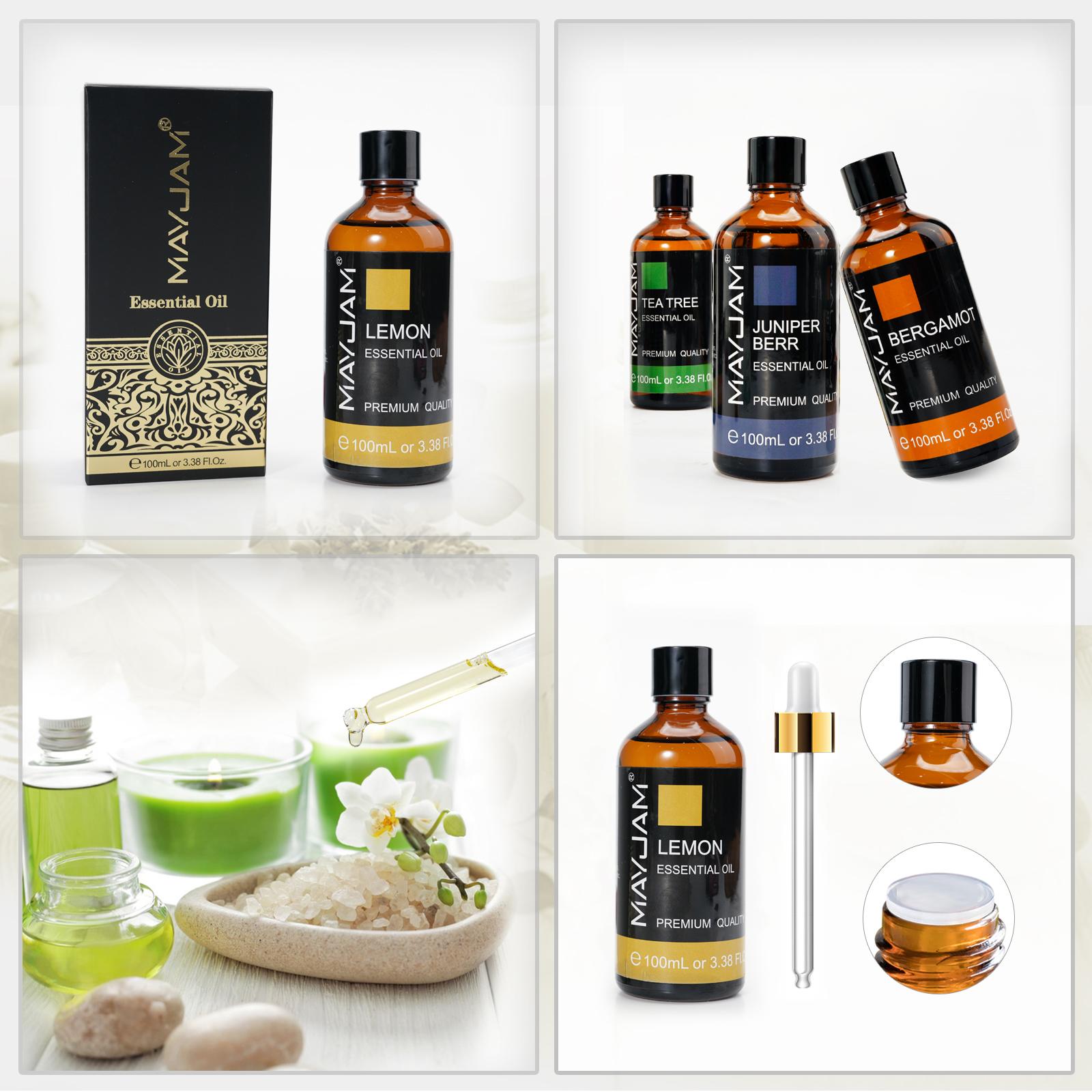 MAYJAM 100ML Glass Bottle Essential Oil, Scented Oils for Airfreshener, Home Fragrance, Perfume, Household, house smell good products, Scent Gift