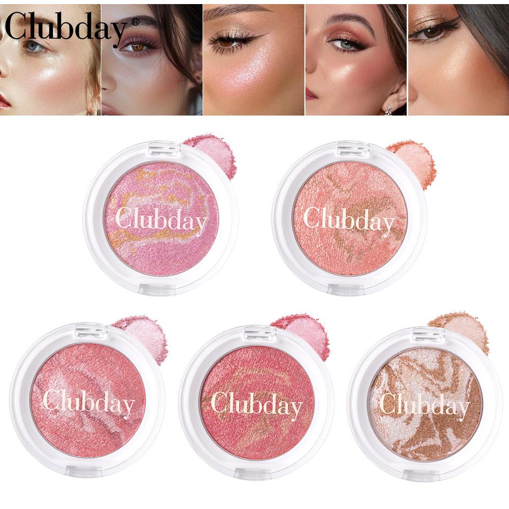 5-color marble-patterned blush, with soft and smooth texture, long-lasting and highly pigmented. It offers a natural shimmering effect, enhancing the complexion and can also be used as eyeshadow and contouring.
