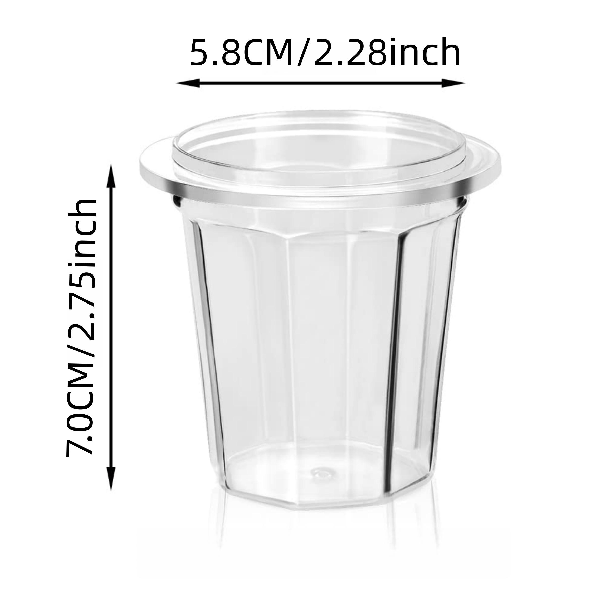 1pc 58mm Dosing Cup Espresso Coffee Dosing Cup Compatible with 58mm Portafilters Plastic Espresso Dosing Cup Coffee Machine Accessories, Transparent