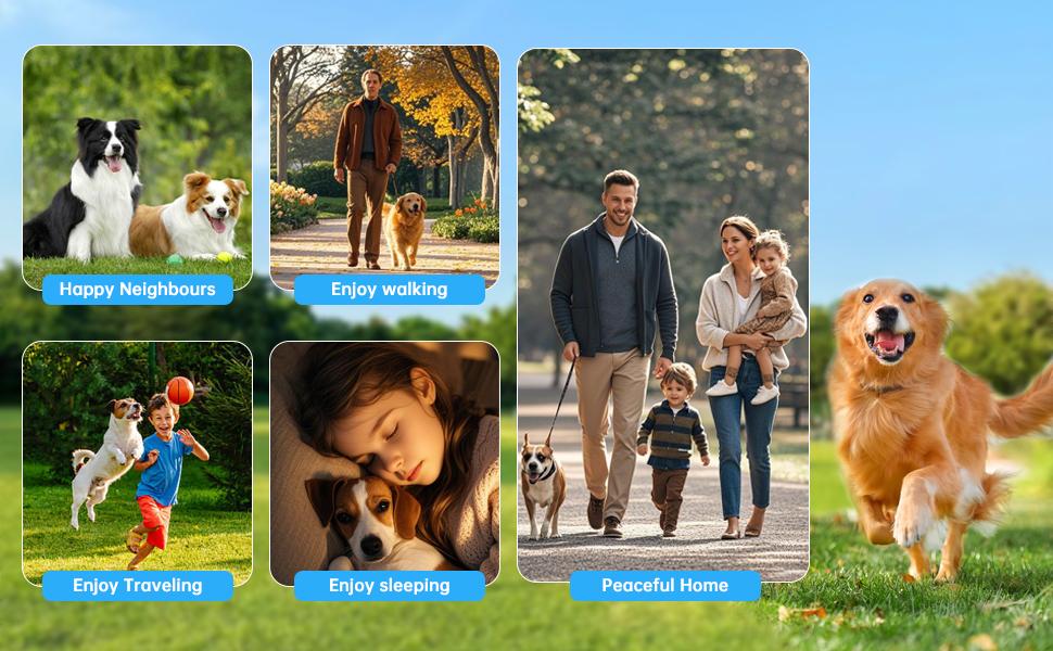 Anti Bark Collar for Dogs Smart No Harsh Shock Humane Training Collar with Beep Vibration, Rechargeable Automatic Dog Barking Control Device for Small Medium Dogs, Adjustable Sensitivity Levels