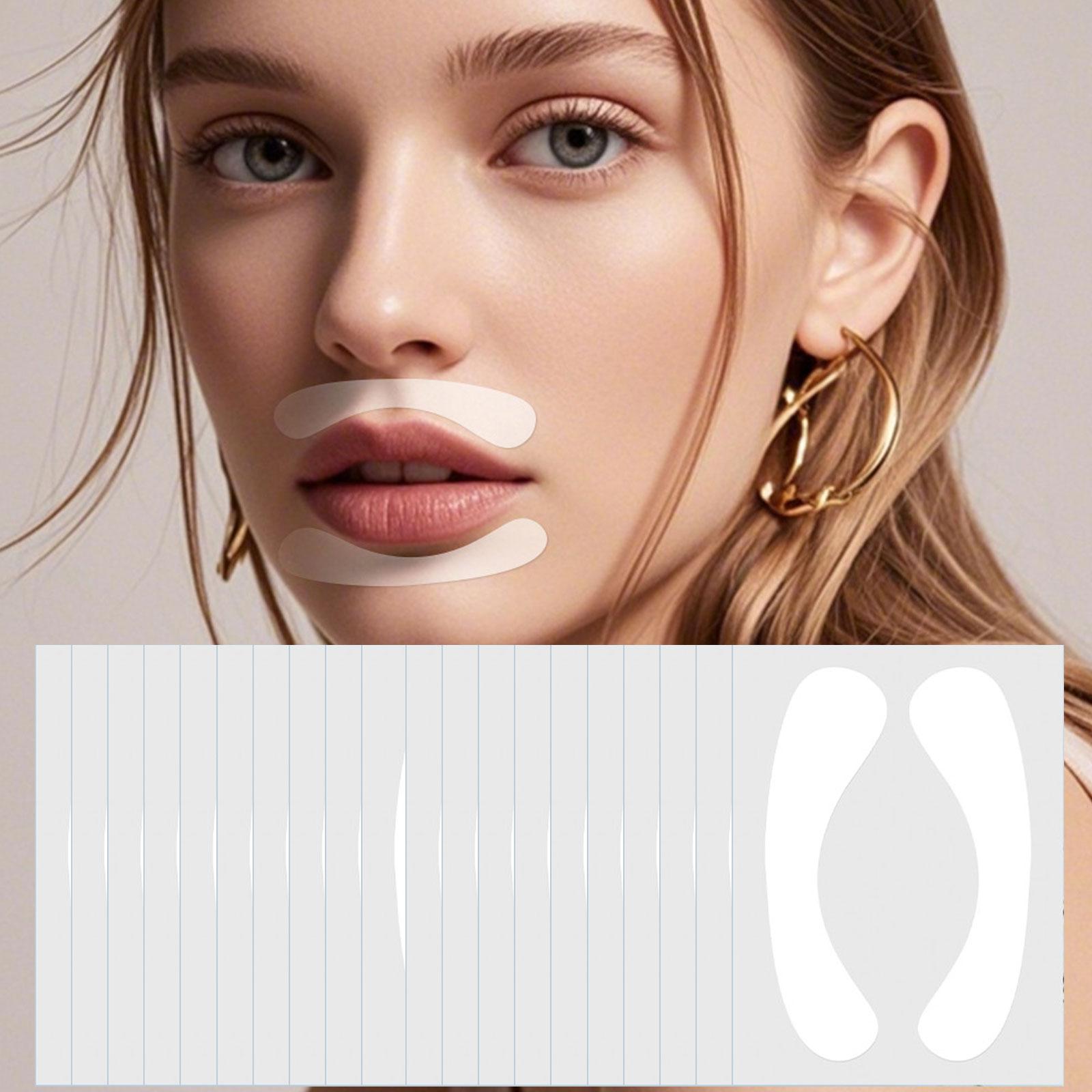 Facial Lip Patch for Fine Lines & Smile Lines, Smooth Pale, Night Use, Specially Designed for Lips Care