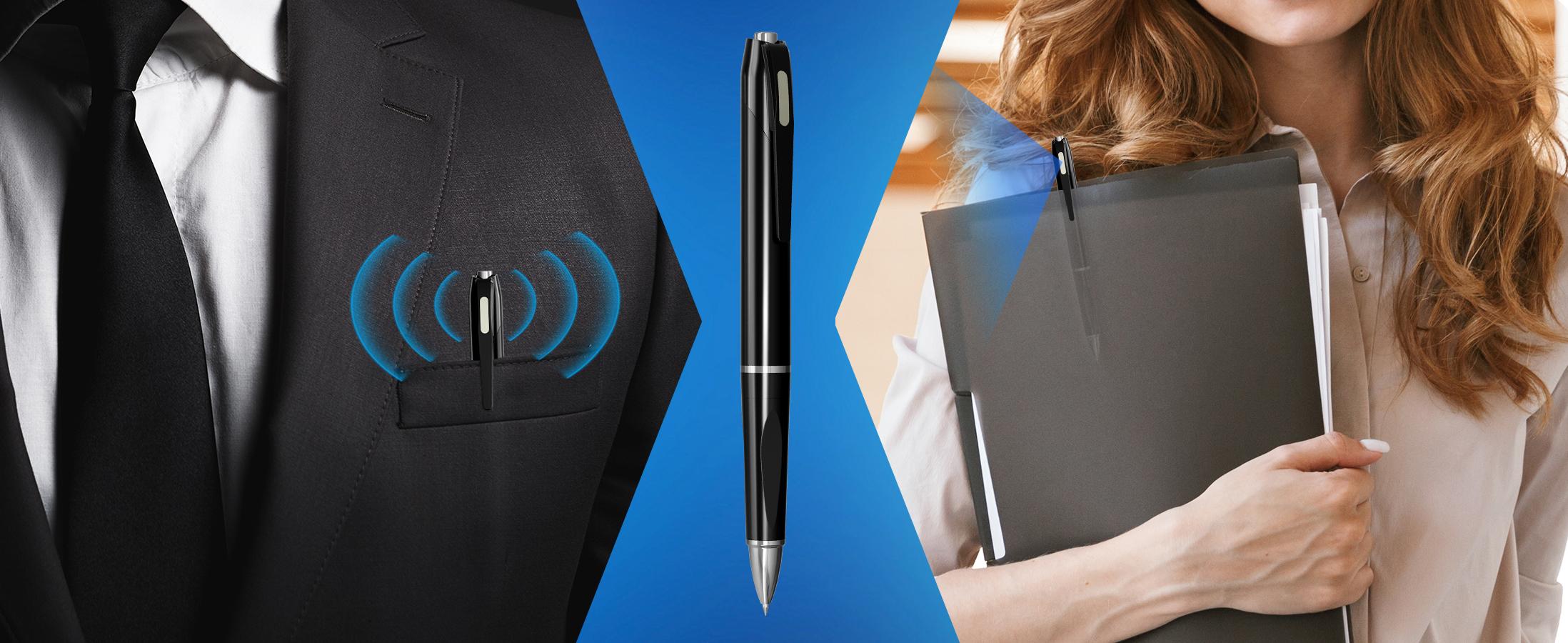 Hidden Camera-Mini Cameras HD 1080P-with 64GB SD Card Data Cable and Card Reader-Hidden Cameras Pen Cameras for Indoor Safety Classroom Learning