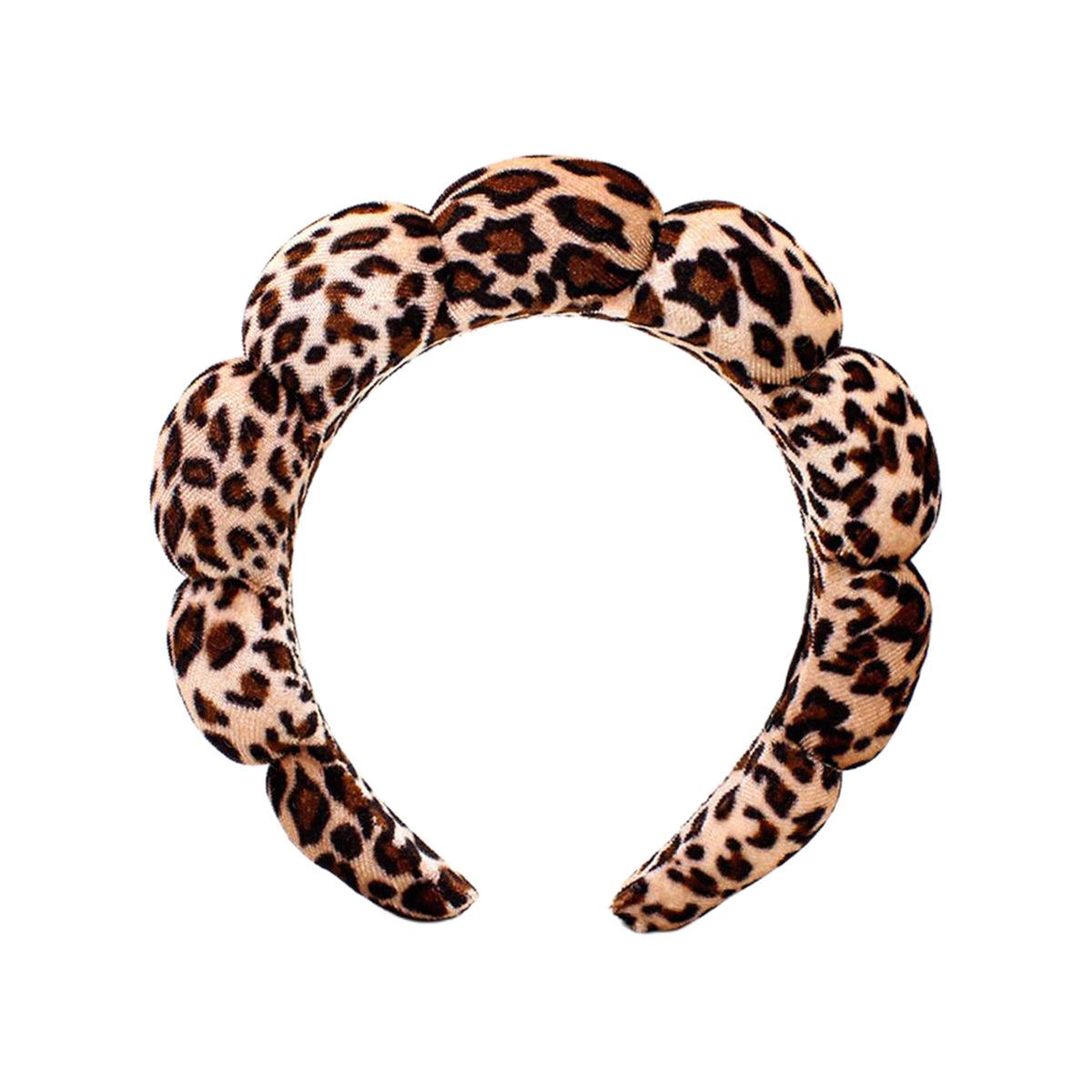 Puffy Cloud Makeup Headband, Soft High‑Crown Synthetic Sponge Fabric, Unisex Anti‑Slip Hair Band, One Size Comfort Accessory for Skincare And Face Washing Routines