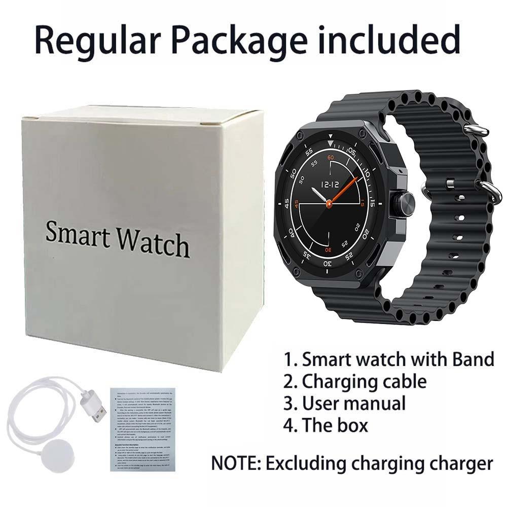 Style 1.52 Inch Smart Watch HD Screen Watch Making Women Watches Festivals Health Tracker Sport Modes Notification Reminder Voice Assistant Motion Trajectory Men Smartwatches Business