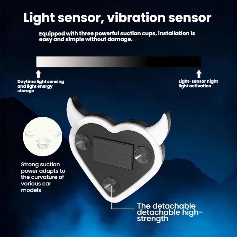 Solar RGB Car LED Window Lights, Led For Car, Romantic Heart-Shaped Neon Decorative Ambient Lighting with USB Power, Interior Led Vehicle Car Light Embellishments, Car Accessories #GLOBAL PICKS