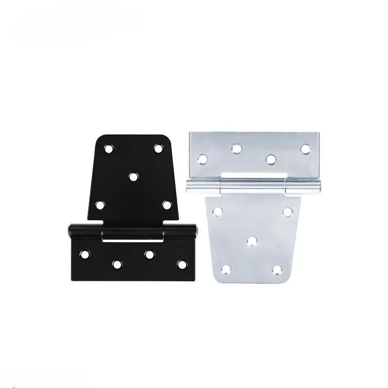 2pcs 3.5 Inch Black Square Door Hinges, Heavy Duty Matte Black Door Hardware, Sturdy Replacement Hinges for Interior Wooden Doors Cabinets