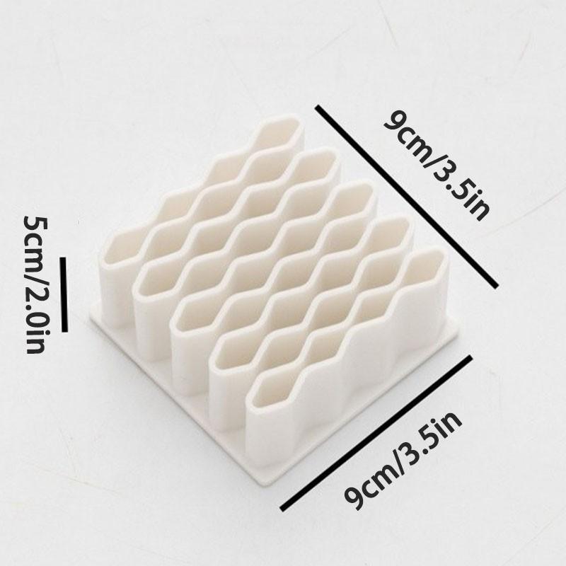 Wave Storage Box Set, 32 Grid Multi-Layer Vertical Organizer, Durable Desktop Shelf, Space-Saving, Easy Installation, Ideal for Home Office Clinic